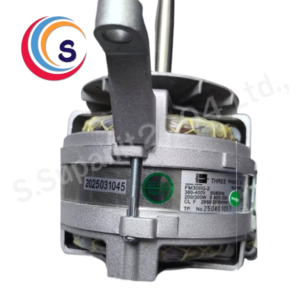 Alternative view of Rehm three phase AC motor FM300G-2